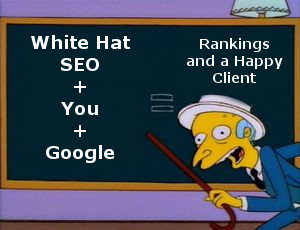 Mr. Burns explains the greatness of SEO