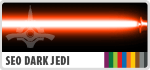 SEO Wars Dark Jedi Bronze Lightsaber Badge