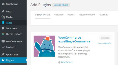 Woocommerce, eCommerce plugin