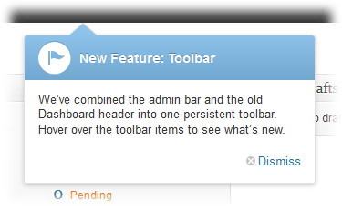 WordPress 3.3 feature pointers