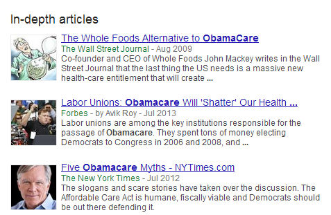 In-depth Articles Obamacare