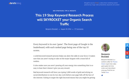 19-Step Keyword Research Process
