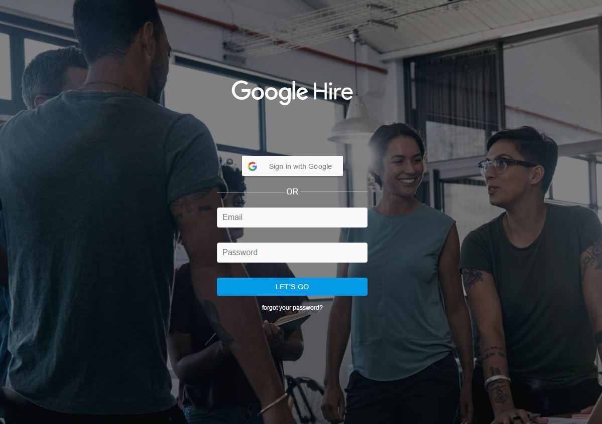 The Google Hire website is live but Sun Online couldnt log on with its Google accountfor now