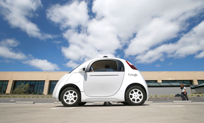 Google Apparently Wants Its Driverless Electric Cars To Be Cordless, Too