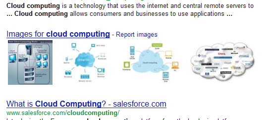 Example Search Results for Cloud Computing