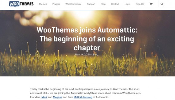 Automattic announced that it would acquire WooCommerce last month.