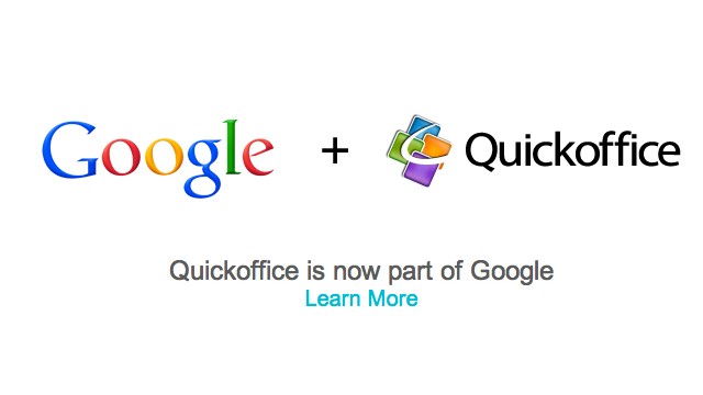PHOTO: Google acquires QuickOffice