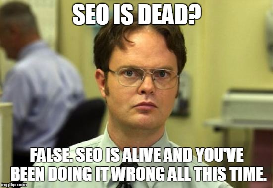 Dwight Schrute corrects you on the subject of SEO 
