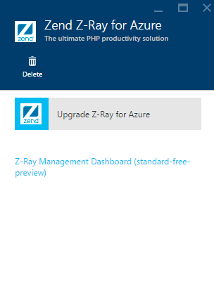 Z-Ray management dashboard link