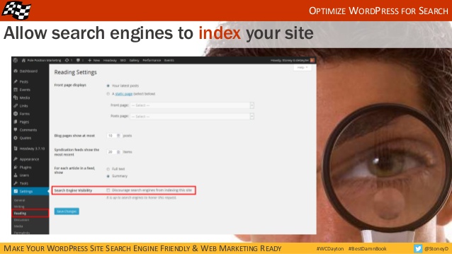Allow search engines to index your site