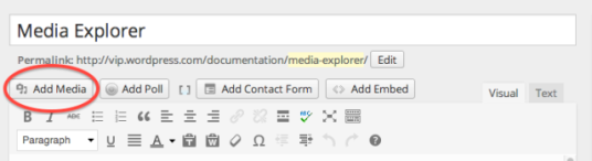 The Media Explorer can be found right inside your WordPress dashboard.