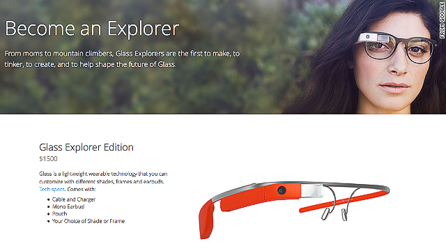 Google made its Glass connected eyewear available online to the general public on April 15.